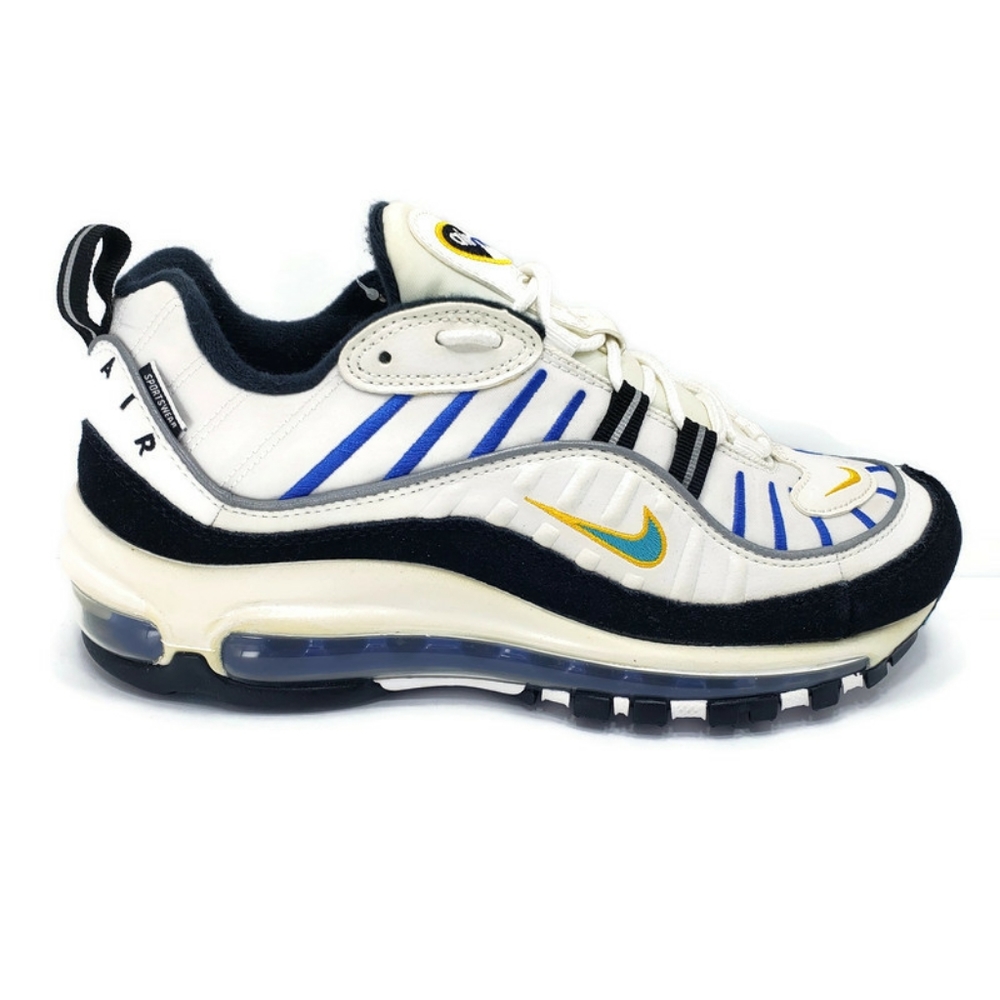 NEW Nike Air Max 98 White Teal Nebula Un - Picture 2 of 8